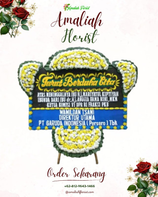 Papan Bunga Duka di Indra Kasih