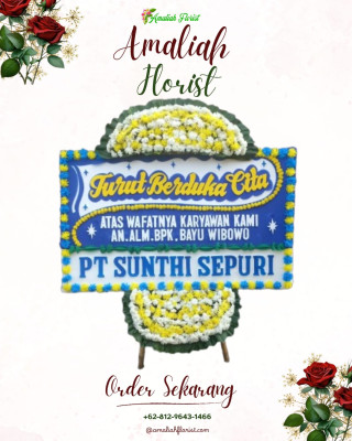 Papan Bunga Duka di Indra Kasih