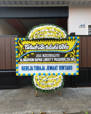 Papan Bunga Duka di Indra Kasih