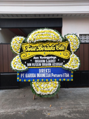 Papan Bunga Duka di Indra Kasih