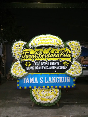 Papan Bunga Duka di Indra Kasih
