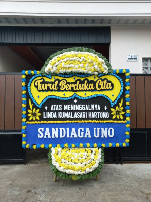 Papan Bunga Duka di Indra Kasih